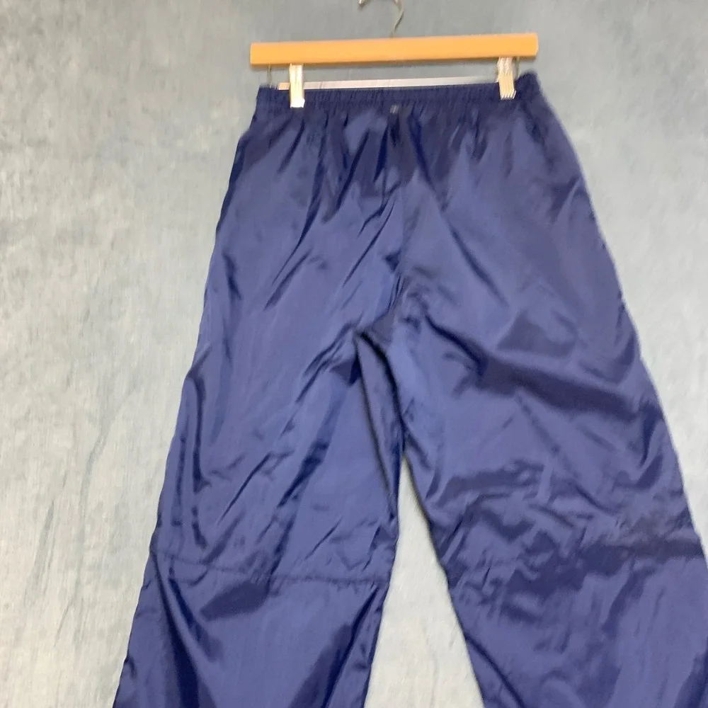 Adidas Jogger Pants Mens 28x29 Navy Blue Logo Drawstring Waist Performance Sport